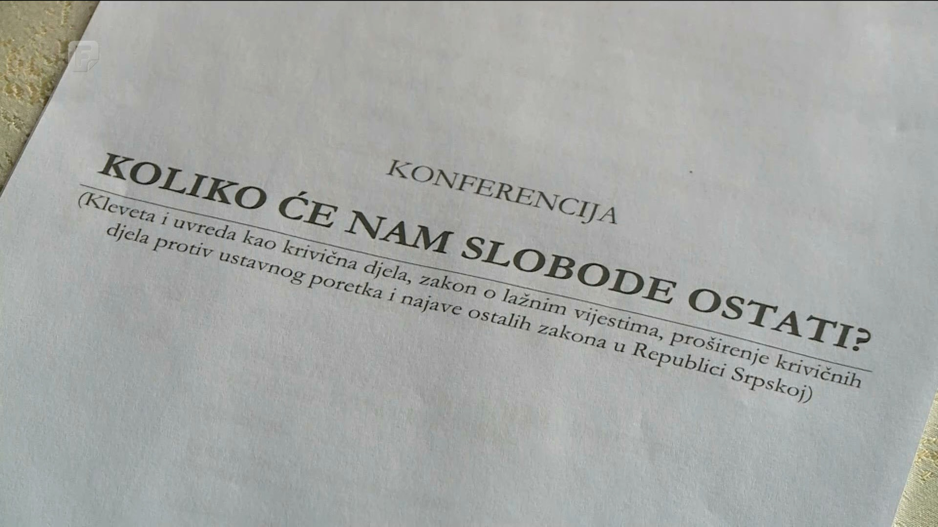Novinari u RS-u jednoglasni - Zakon o kleveti se ne smije usvojiti